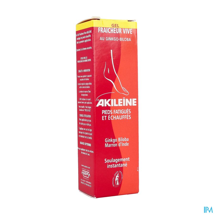 Akileine Soins Rouges Gel Fraicheur Vive 50ml