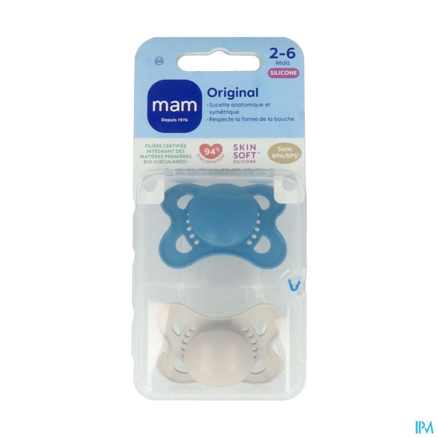 SUCET MAM ORIGIN TEND SIL 2-6M X2