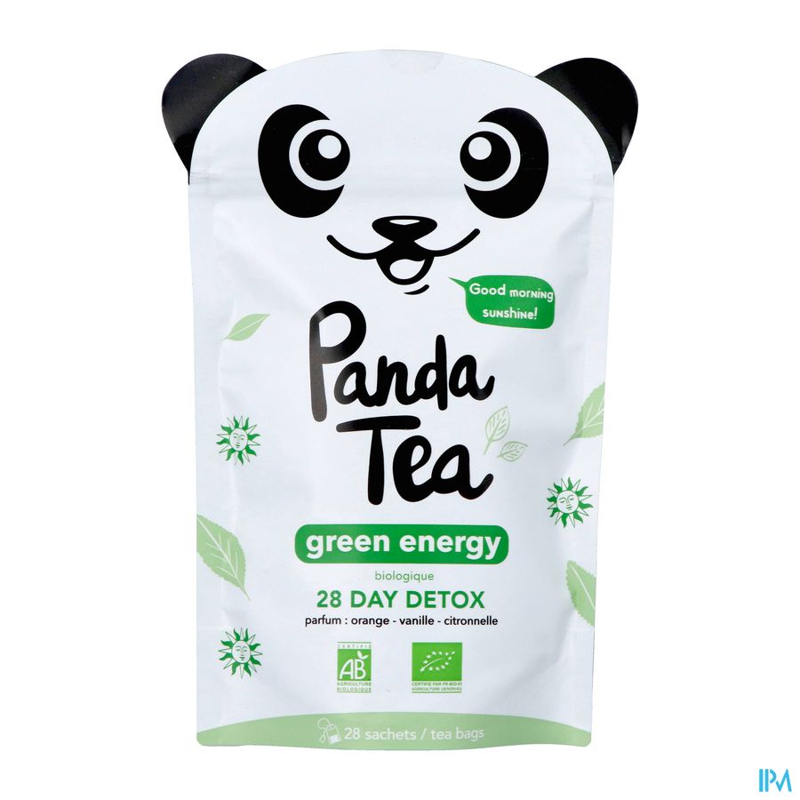 PANDA TEA GREENENERGY SACHET 28