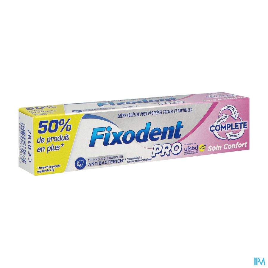 FIXODENT PRO COMPL SOIN CONF70G
