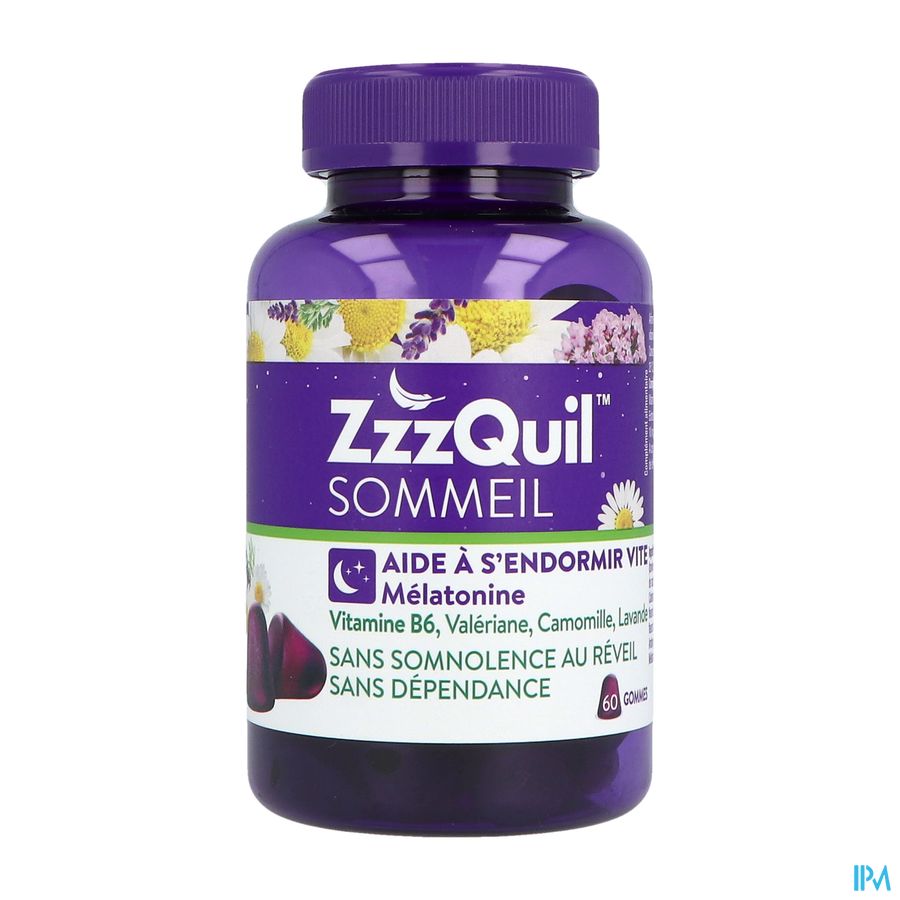 ZZZQUIL SOMMEIL GOMME FR BOIS X60