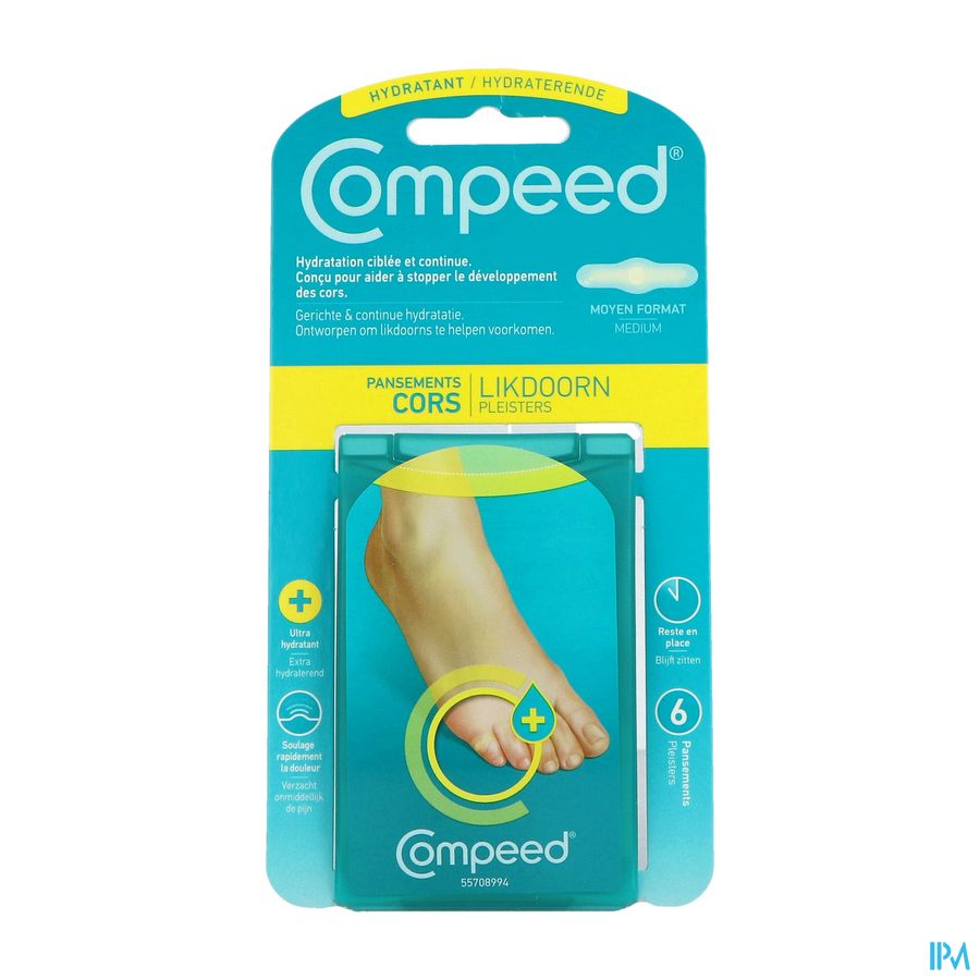 COMPEED PANS CORS HYDR BTE 6