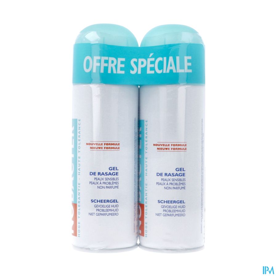 Nobacter Gel De Rasage Aerosol 150ml X2