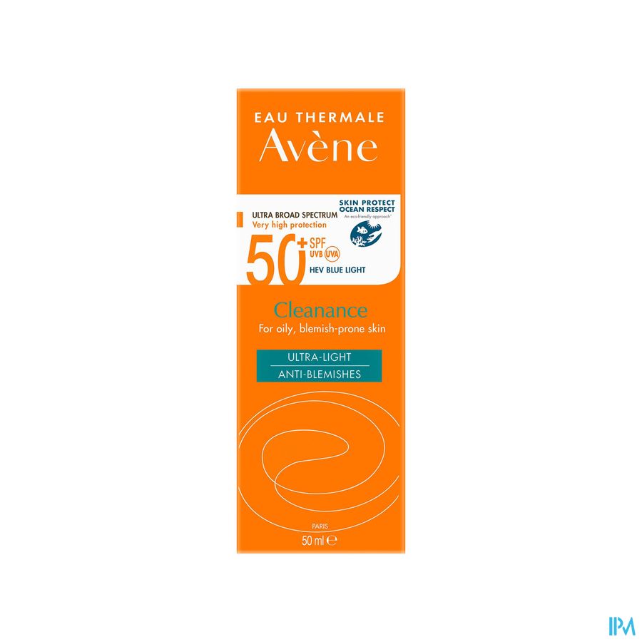 Eau Thermale Avene Cleanance Solaire Spf50+ 50ml