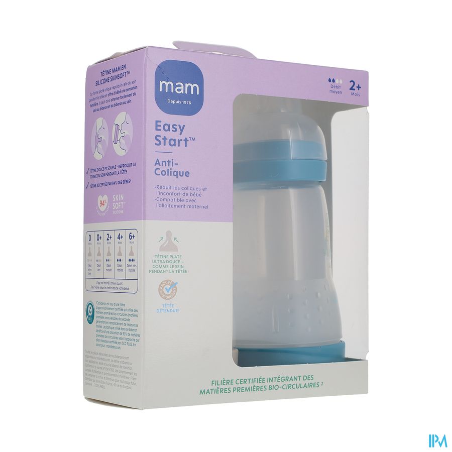 MAM BIB E ST A/COL OC+SAB D2 260ML