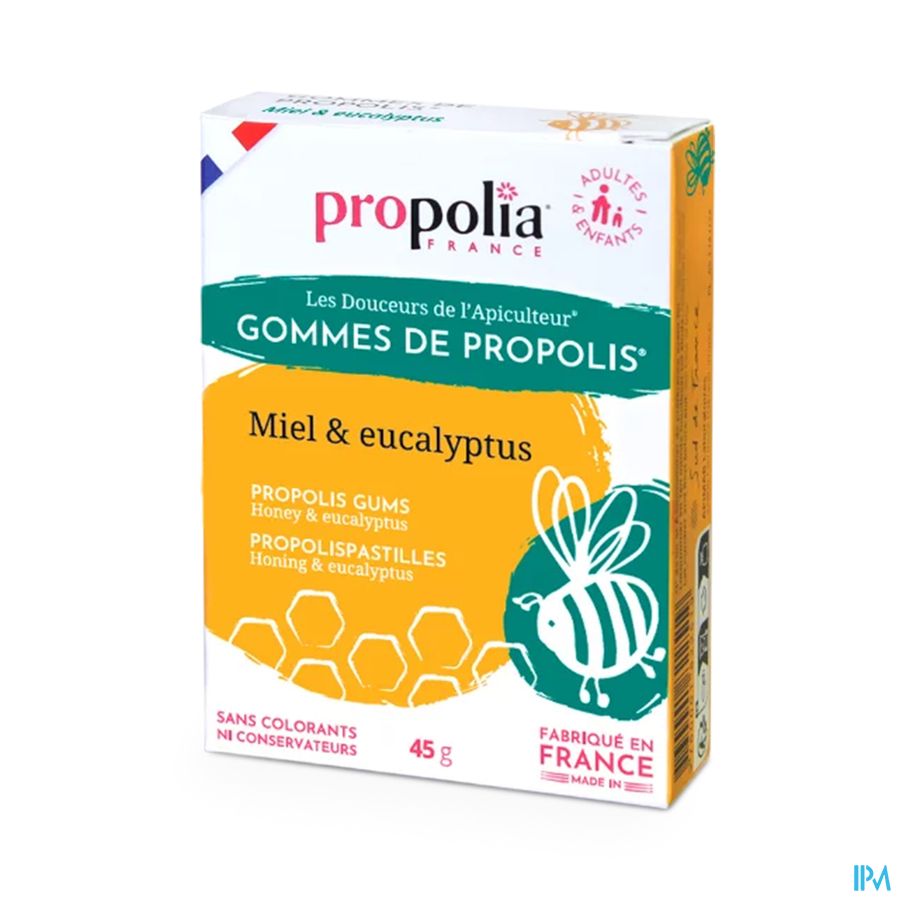 PROPOLIA GOMME MIEL/EUCALYP 45G