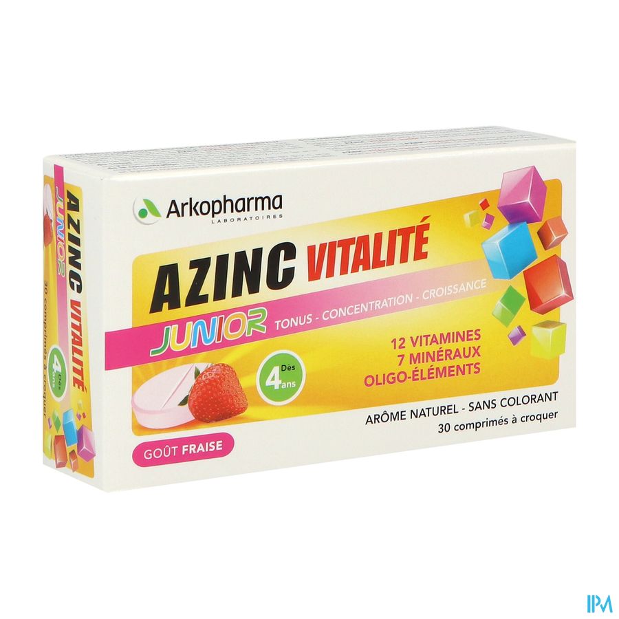 AZINC VITALITE JUNIOR FRAIS CPR 30