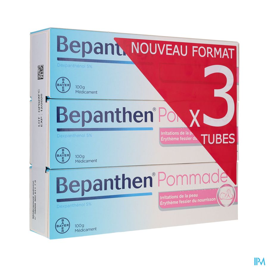 Bepanthen 5% Pommade 100g X3