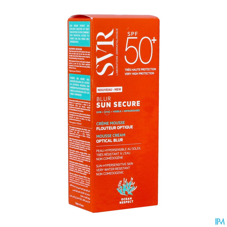 Svr Sun Secure Blur Creme Mousse Spf50+ 50ml