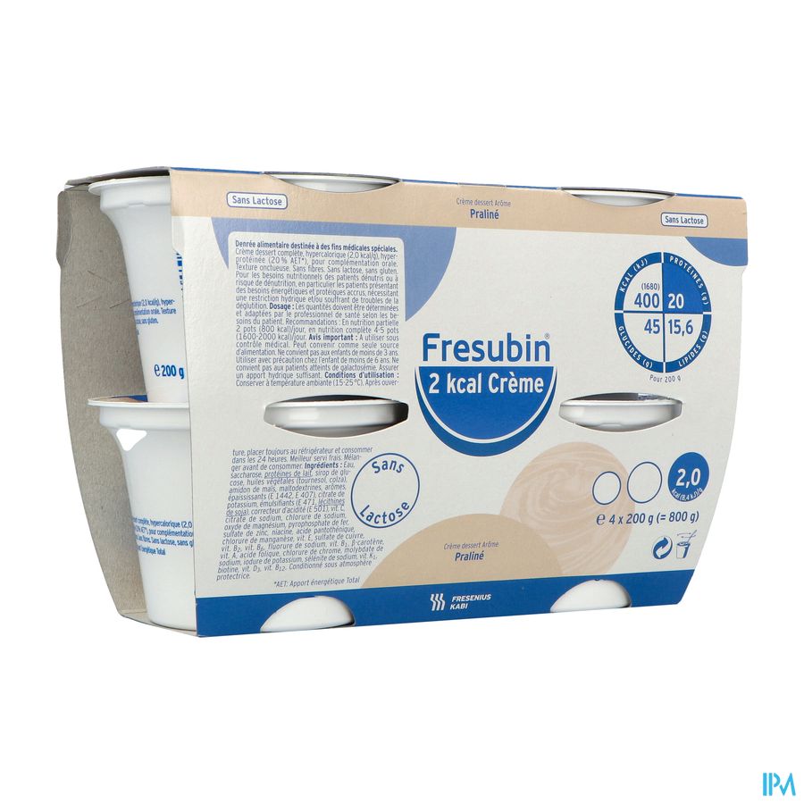 FRESUBIN 2KCAL CR PRALINE 4X200G