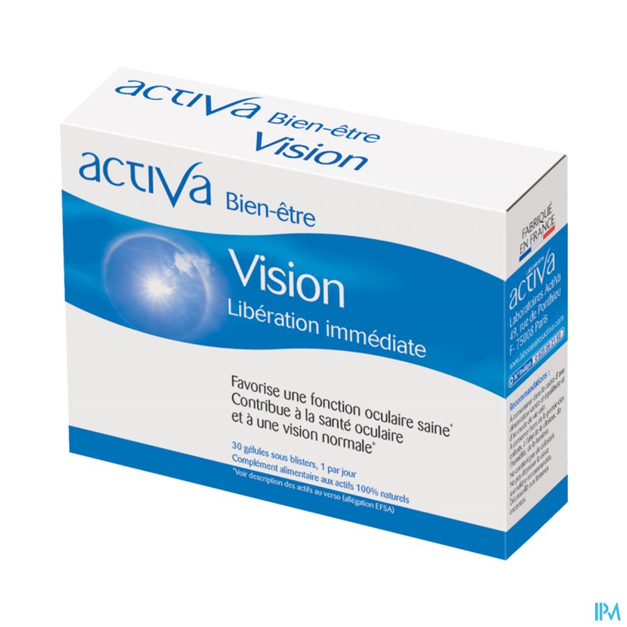ACTIVA BIEN-ETRE VISION GELULE 30