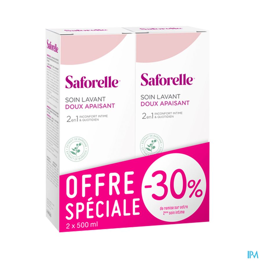 SAFORELLE SOIN LAV DOUX 500X2+100