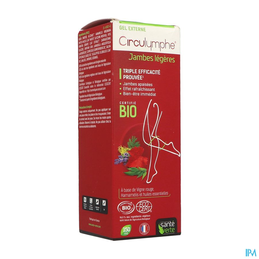 CIRCULYMPHE SANTE VERTE GEL 150ML