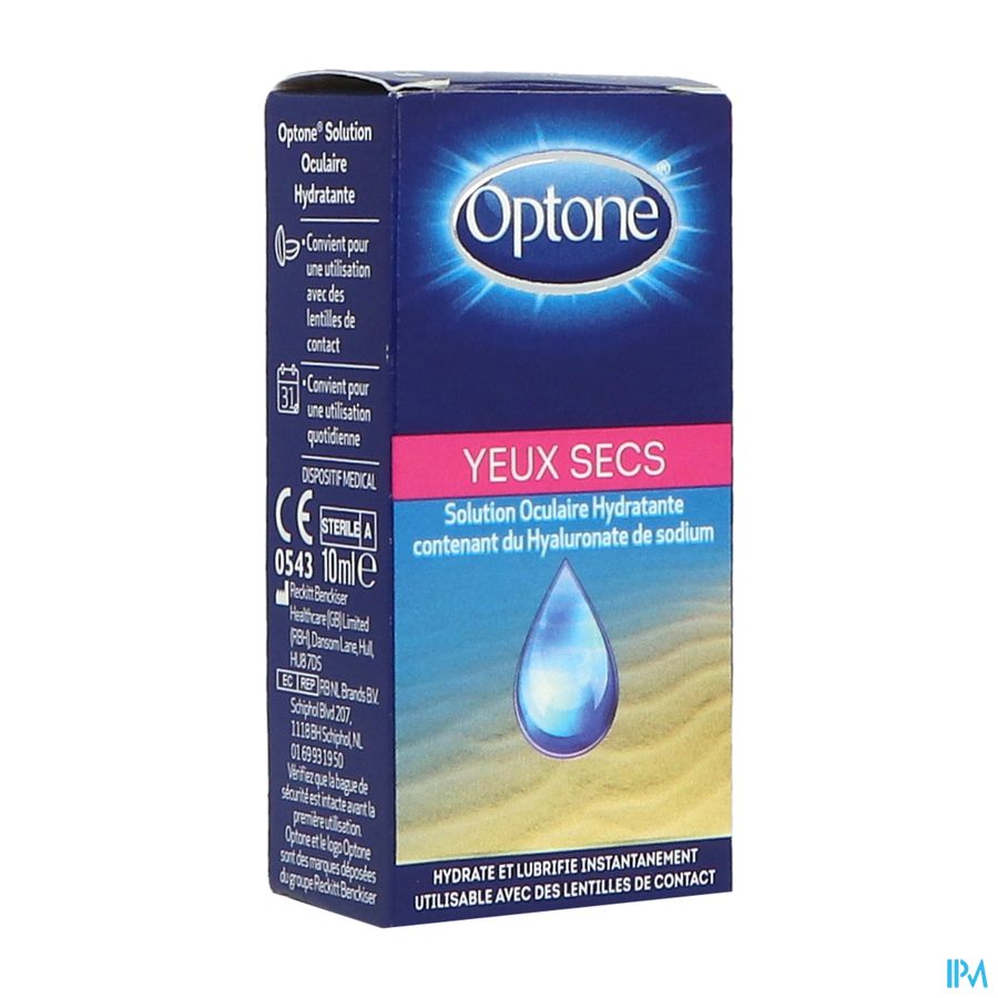 OPTONE SOL OCUL HYDR YEUX SEC 10ML