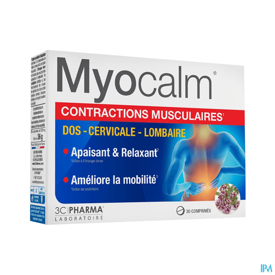 3C PHARMA MYOCALM CPR 30