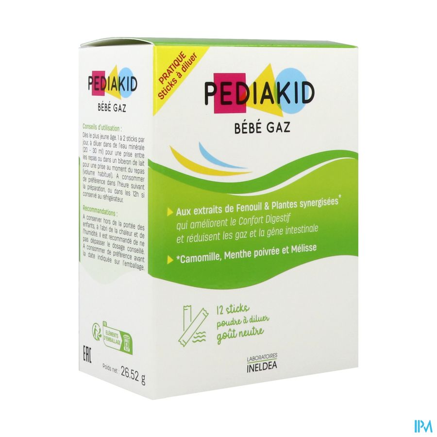 PEDIAKID BEBE GAZ PDR STICK 12