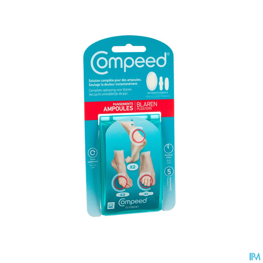 COMPEED PANS AMP ASSORTIMENT BTE 5
