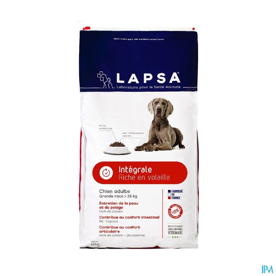 Lapsa Integrale Chien Adulte Grande Race 12kg