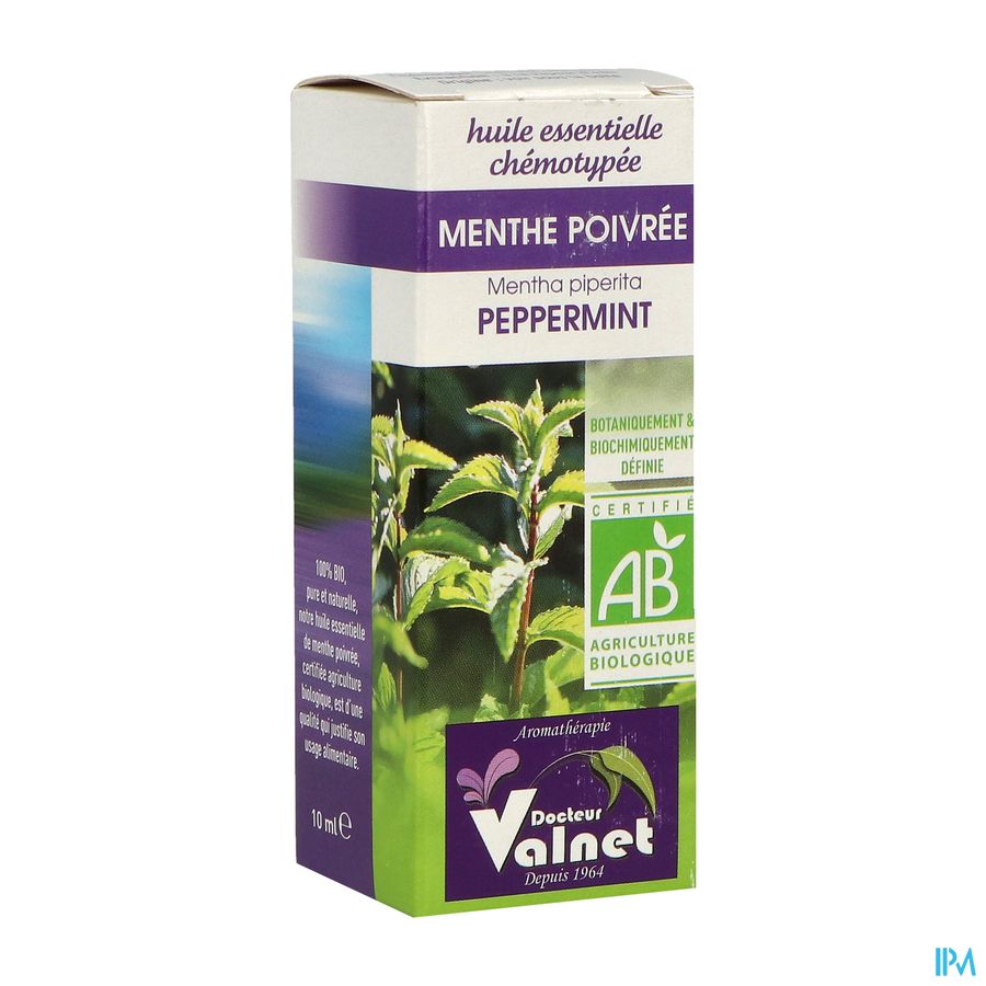 Valnet Huile Essentielle Menthe Poivree Bio 10ml