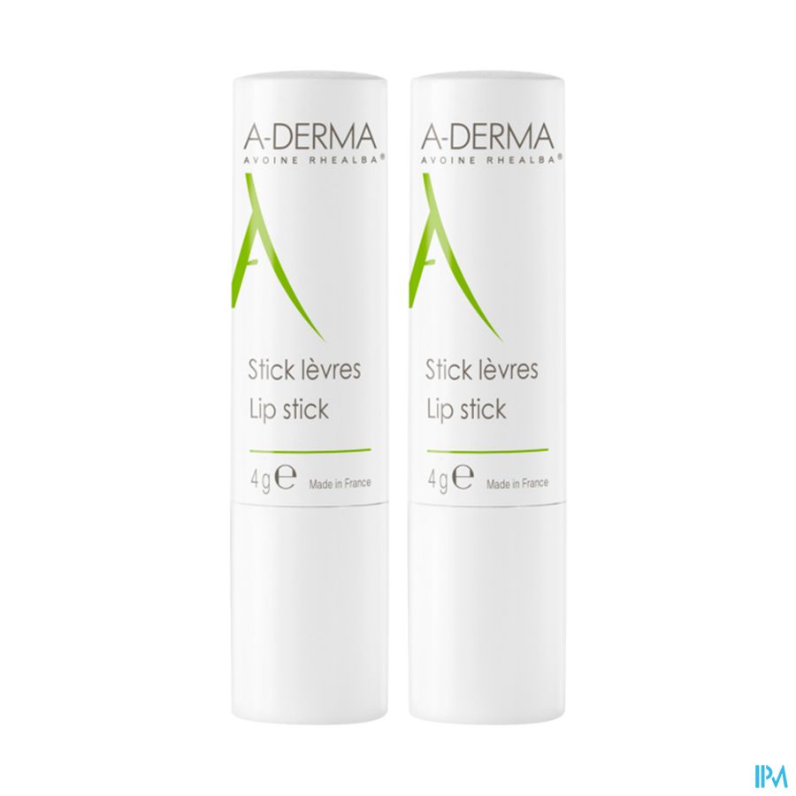 A-DERMA STICK LEVRE 4GX2