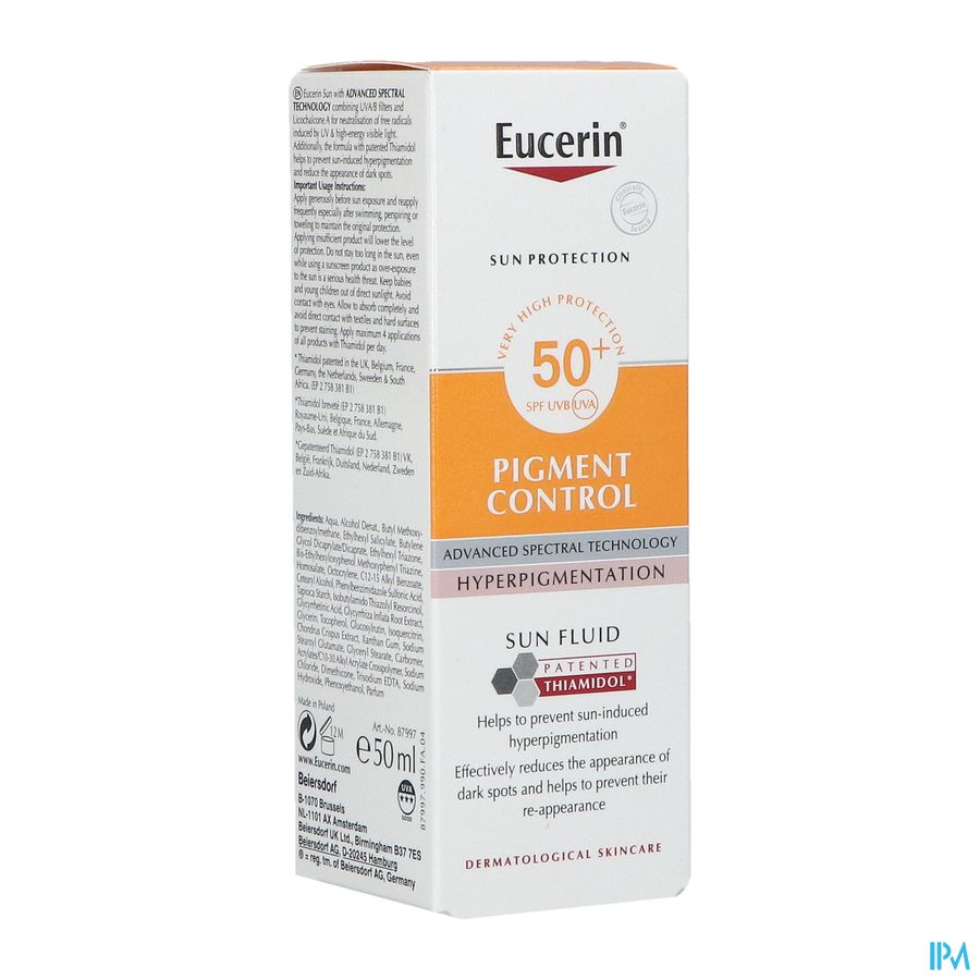 EUCERIN SUN PIGMENT CONTROL SPF50+