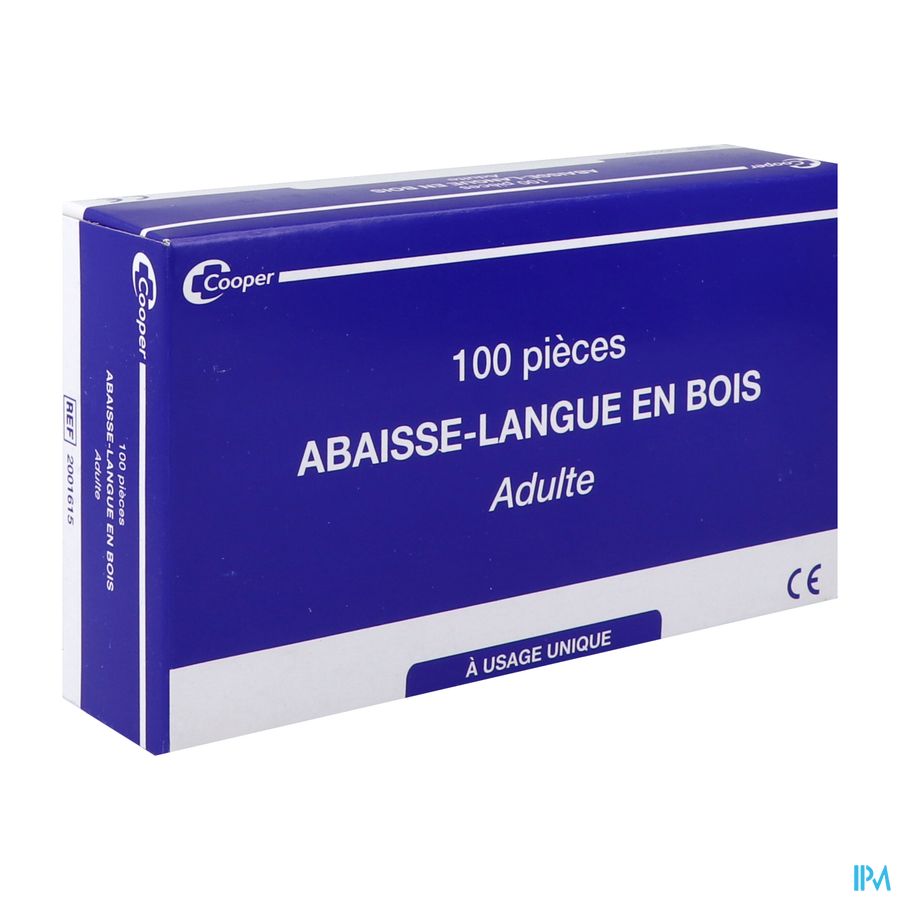 Cooper Abaisse Langue Adulte 100