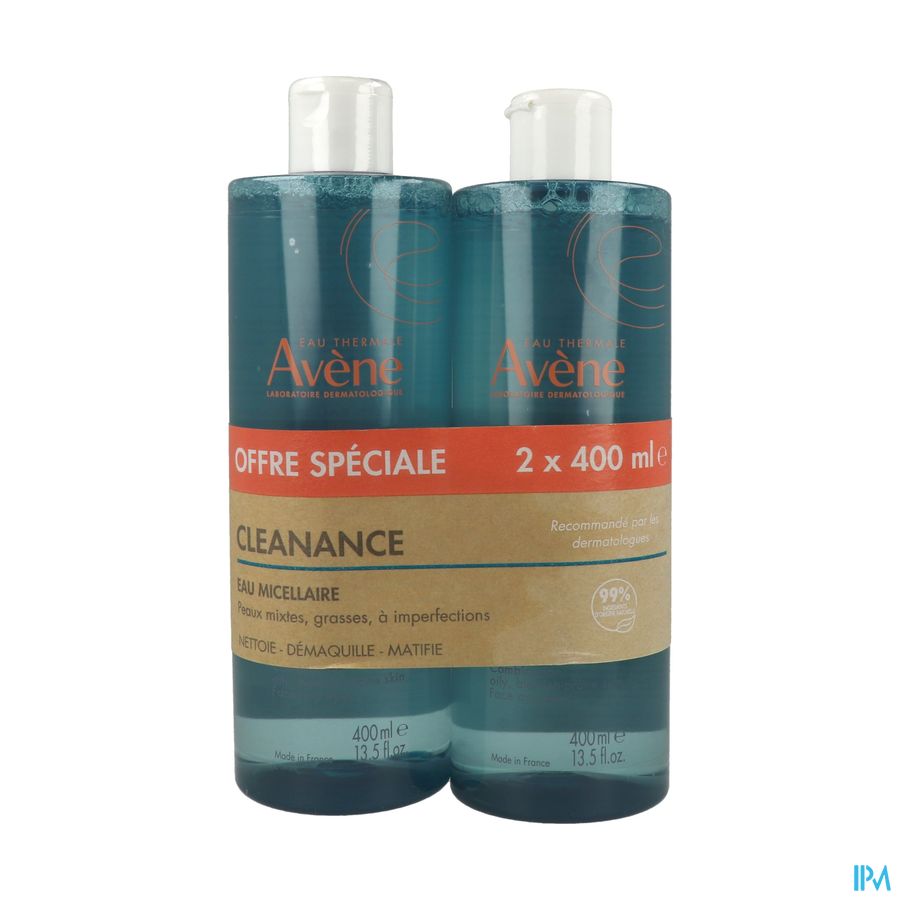 AVENE CLEANANCE EAU MICELL 400MLX2