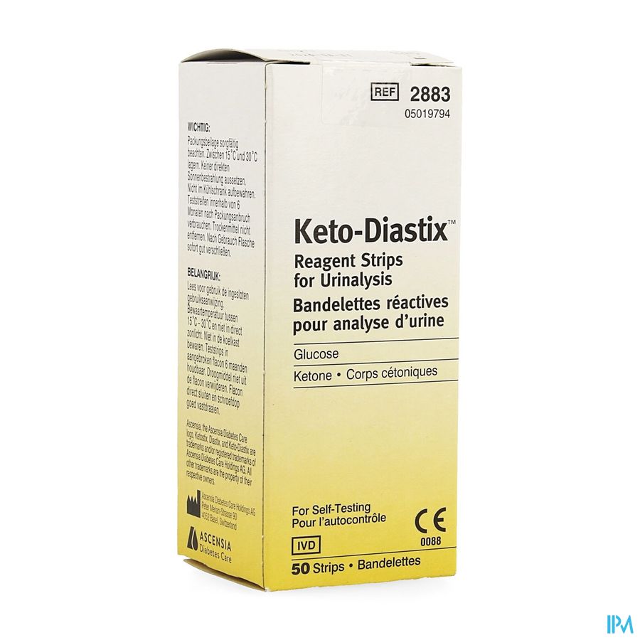 Ketodiastix Bandelette Reactive 50