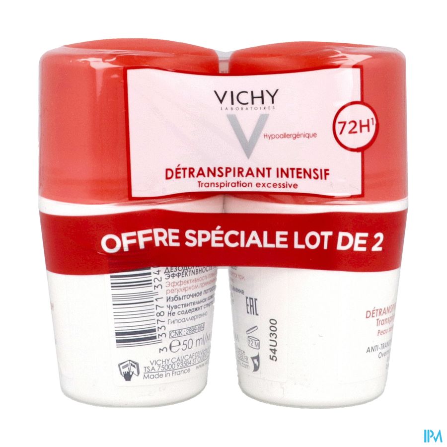 VICHY DEOD DETRANSPIRANT INT50MLX2
