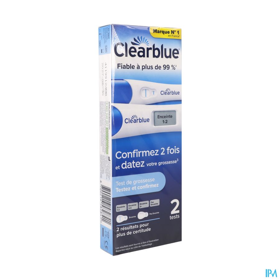 CLEARBLUE TEST GROSS TEST&CONF X2