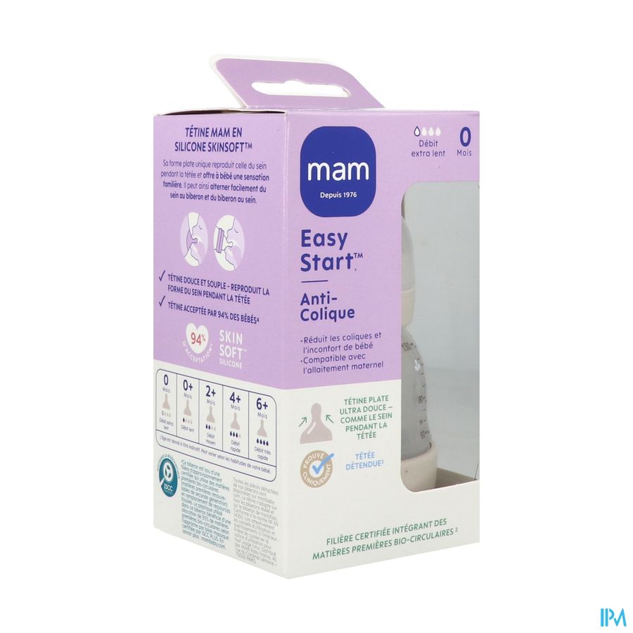 MAM BIB E ST A/COL SABLE D0 130ML