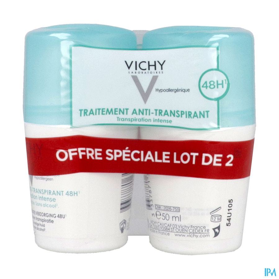 VICHY DEOD A/TRANS BILLE 50MLX2