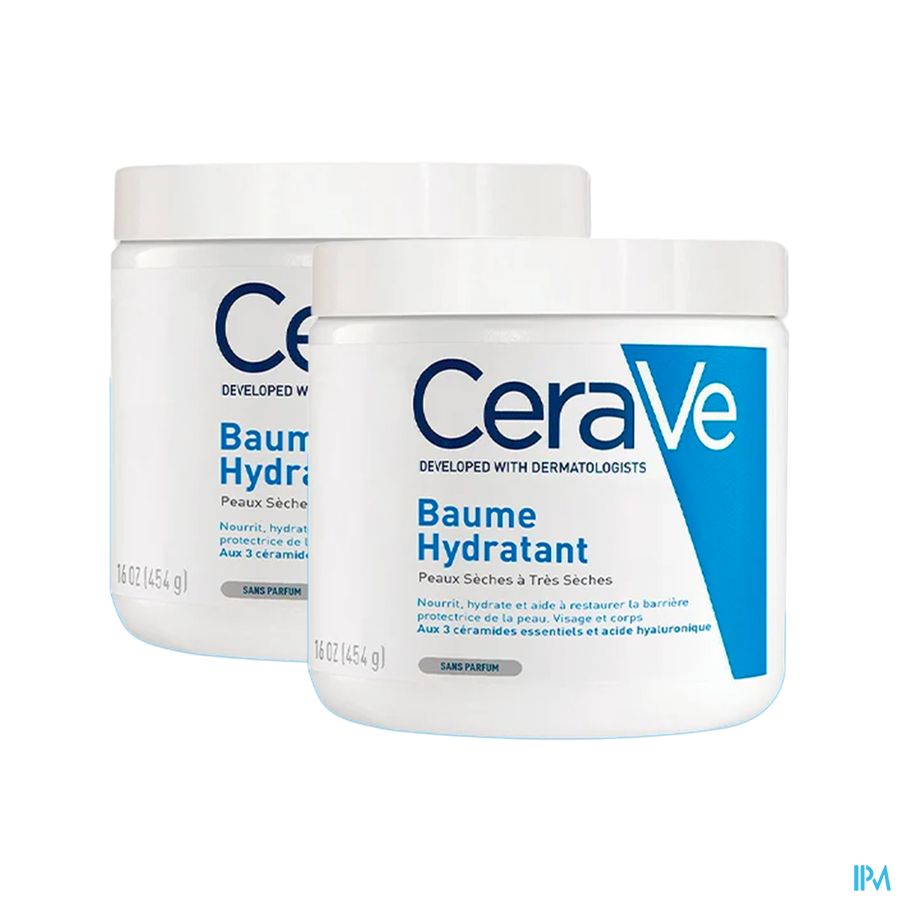 Cerave Baume Hydratant Pot 454ml X2
