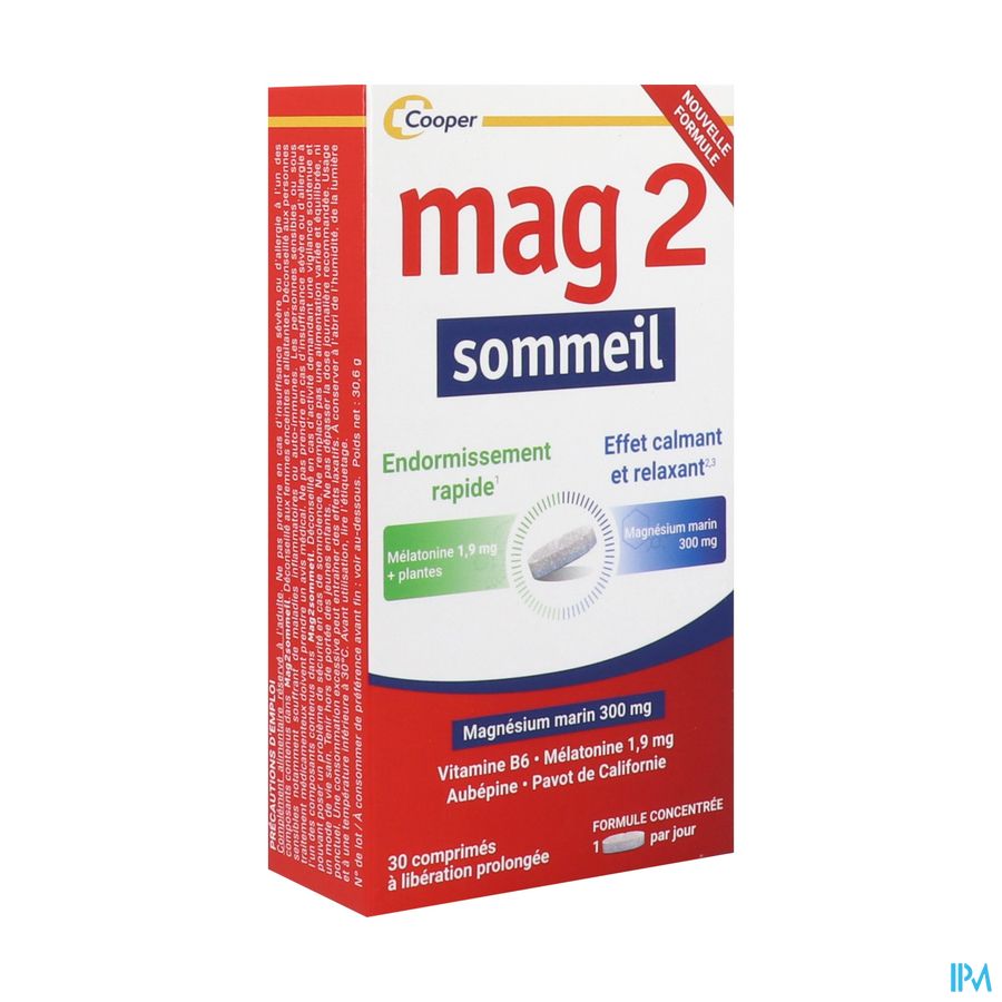 Cooper Mag 2 Sommeil Comprime 30
