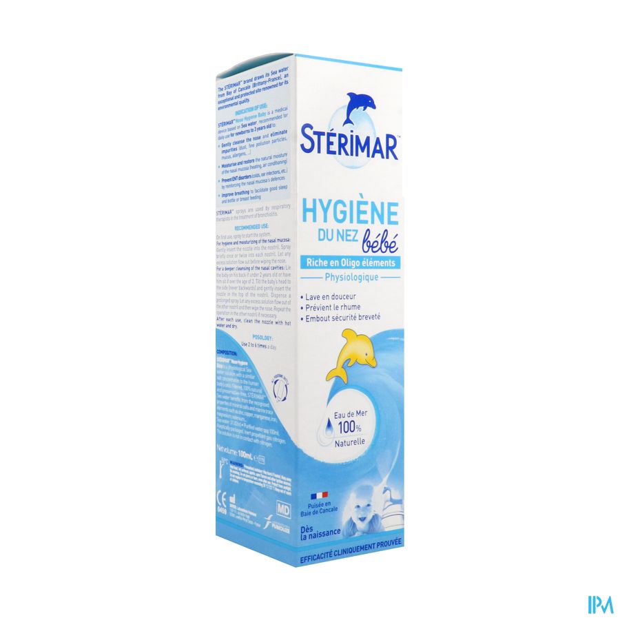 STERIMAR BEBE HYGIENE NEZ 100ML