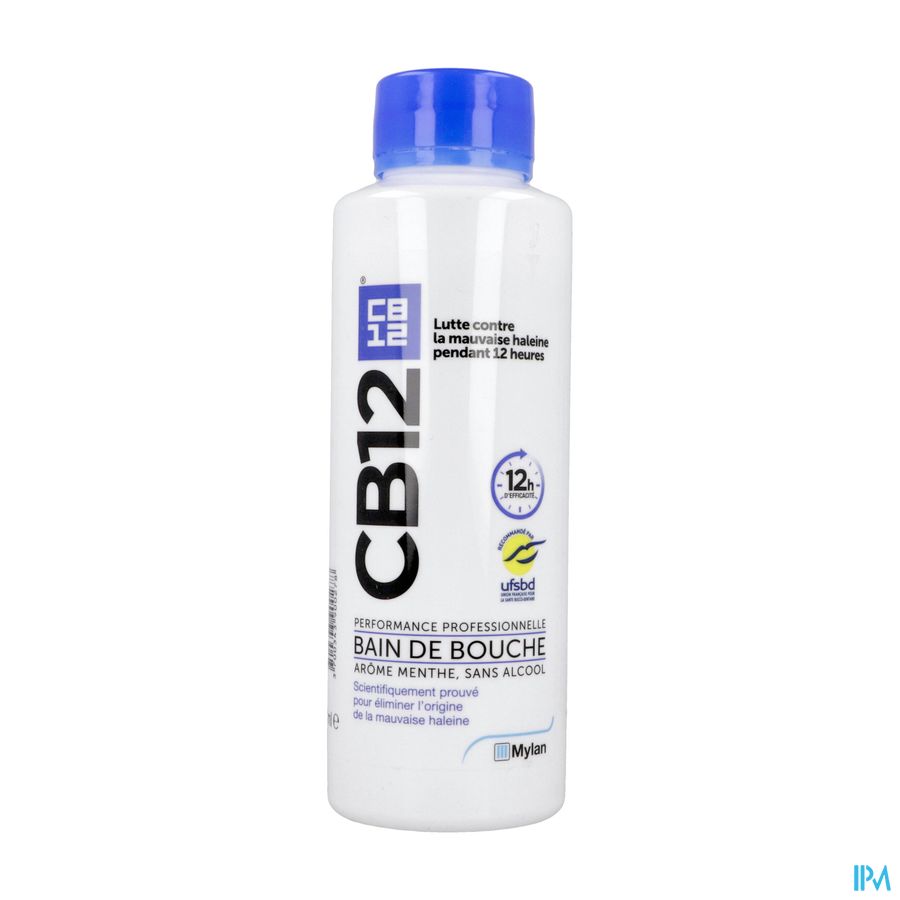 Cb12 Bain De Bouche Solution Menthe Sans Alcool 500ml