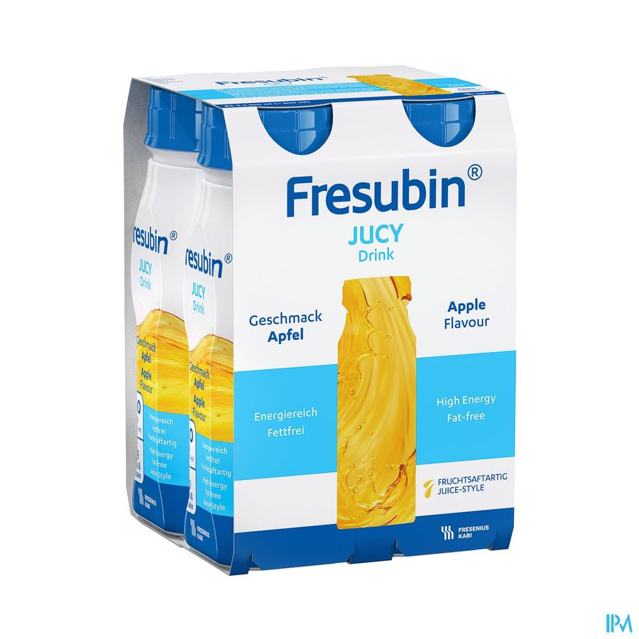 FRESUBIN JUCY DRINK POMME 4X200ML