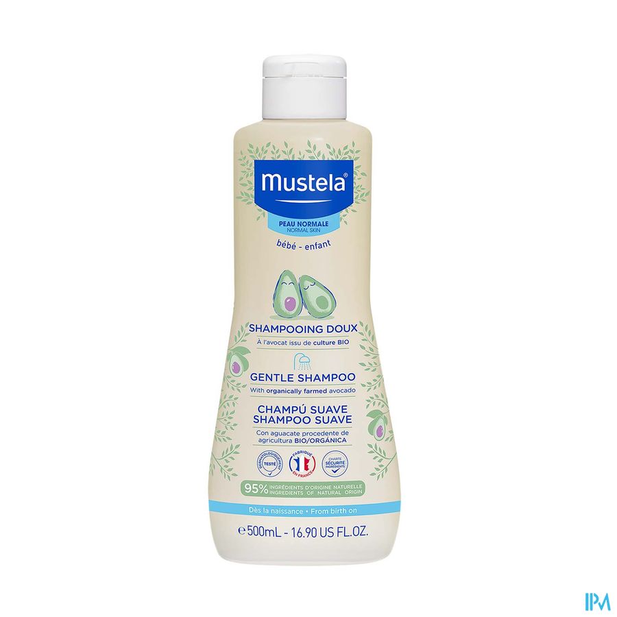 Mustela Bebe Enfant Shampooing Doux A l Avocat Bio 500ml