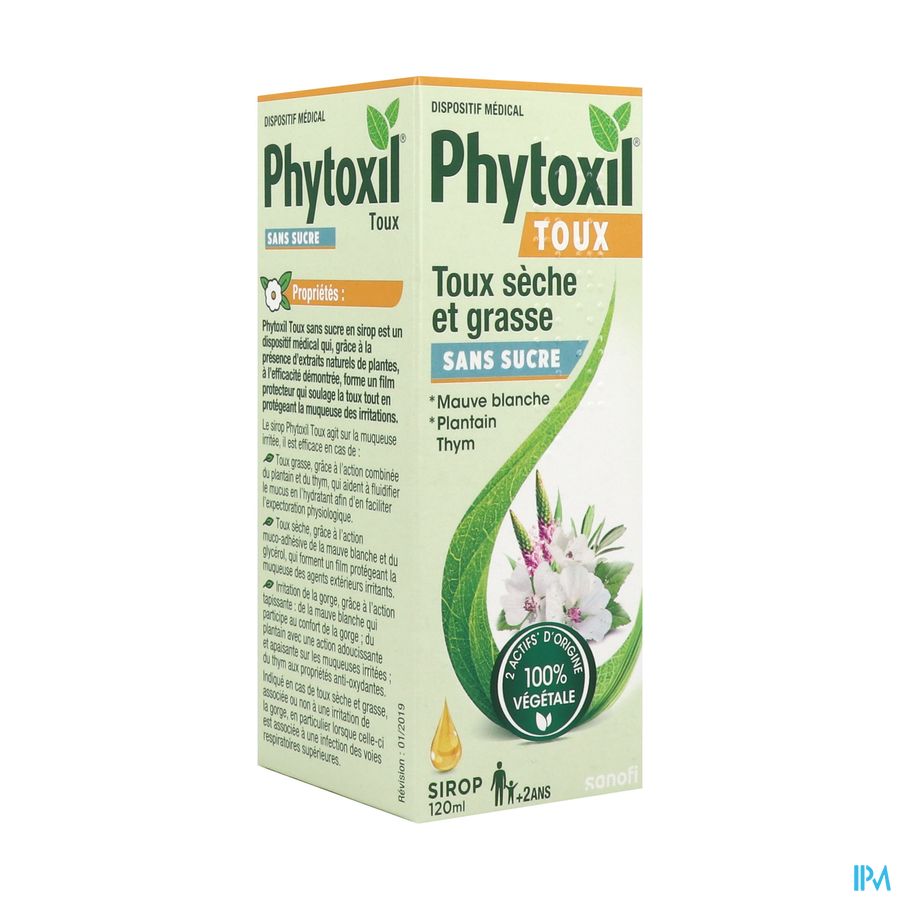 PHYTOXIL TOUX S/SUCRE 120ML