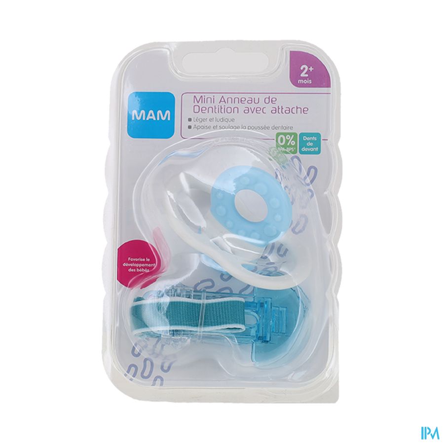 Mam Mini Anneau De Dentition Avec Attache