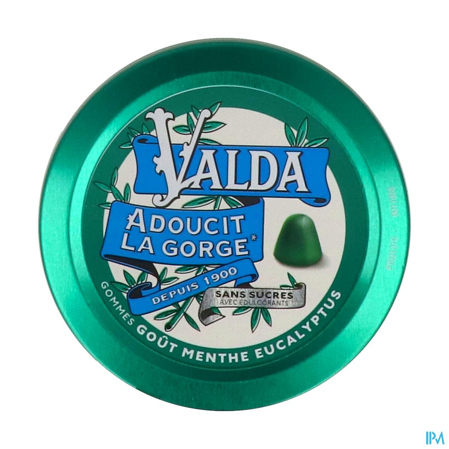 VALDA GOM MENTHE SANS SUCRE 50