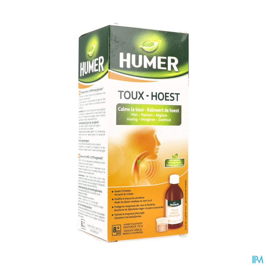 HUMER TOUX MIEL/PLANT/REG SP 170ML
