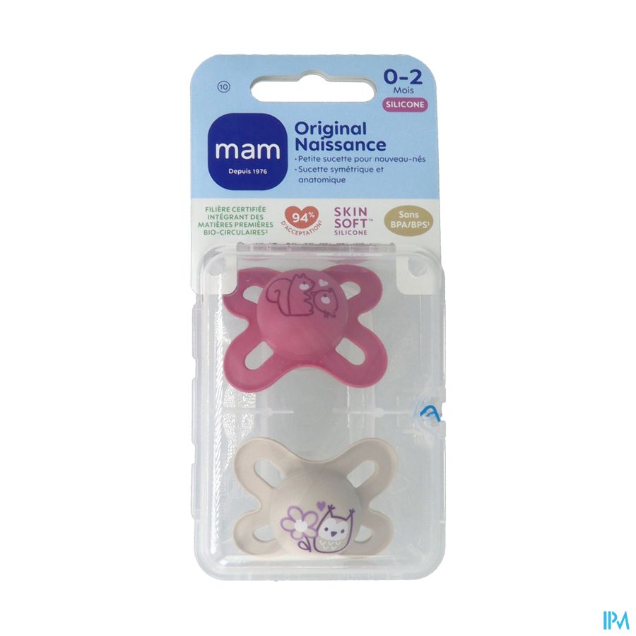 SUCET MAM ORIGIN NAISS SIL 0-2M X2