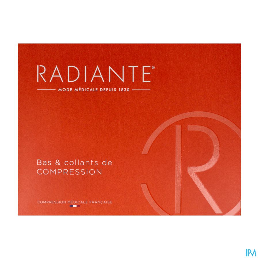 Radiante2 Styl Coton Fine Bas Cuisse Autofixant Noir Moyen T3