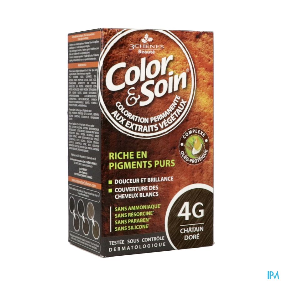 3 CHENES COLOR/SOIN CHAT DORE 4G