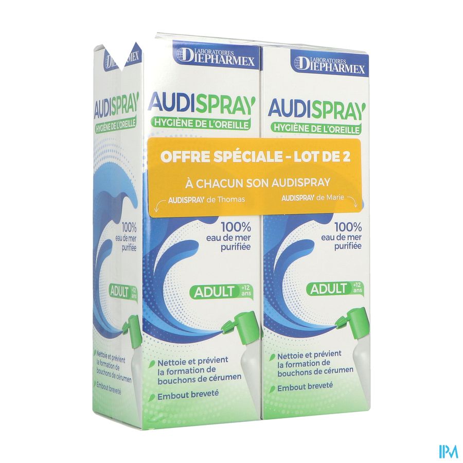 AUDISPRAY ADULTE SPRAY 50MLX2