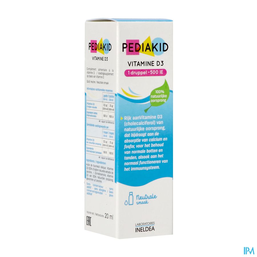 PEDIAKID VIT D3 GTT BUV 20ML
