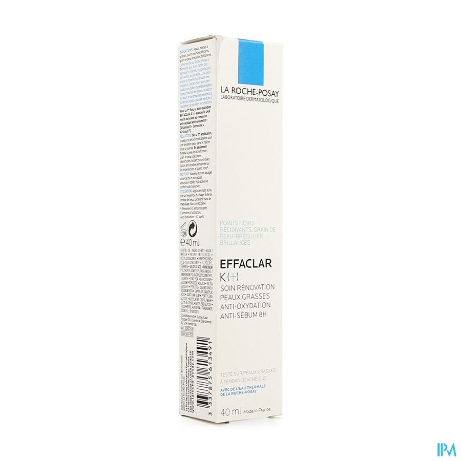 EFFACLAR K+ SOIN RENOV 40ML