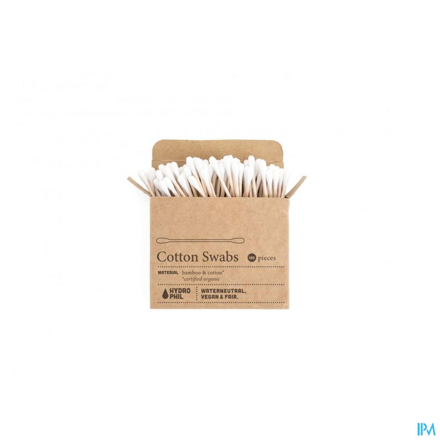 Hydrophil Batonnet Coton Tige Bambou Bio 100