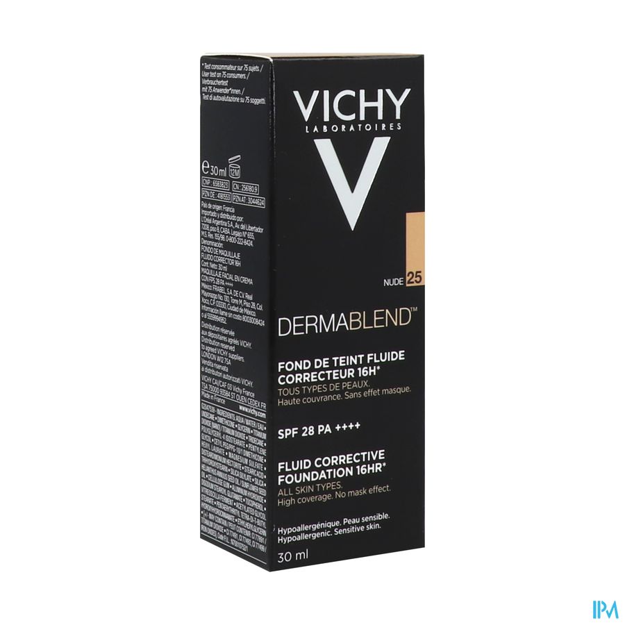 VICHY DERMABLEND FLUID 25 NUDE30ML